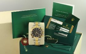 Rolex Daytona Ref. 116523 Automatik 750/- Gelbgold/Edelstahl mit Box und Papiere. LC100. Kaufdatum 2