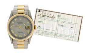 Rolex Datejust Automatik 750/- GG und Edelstahl 