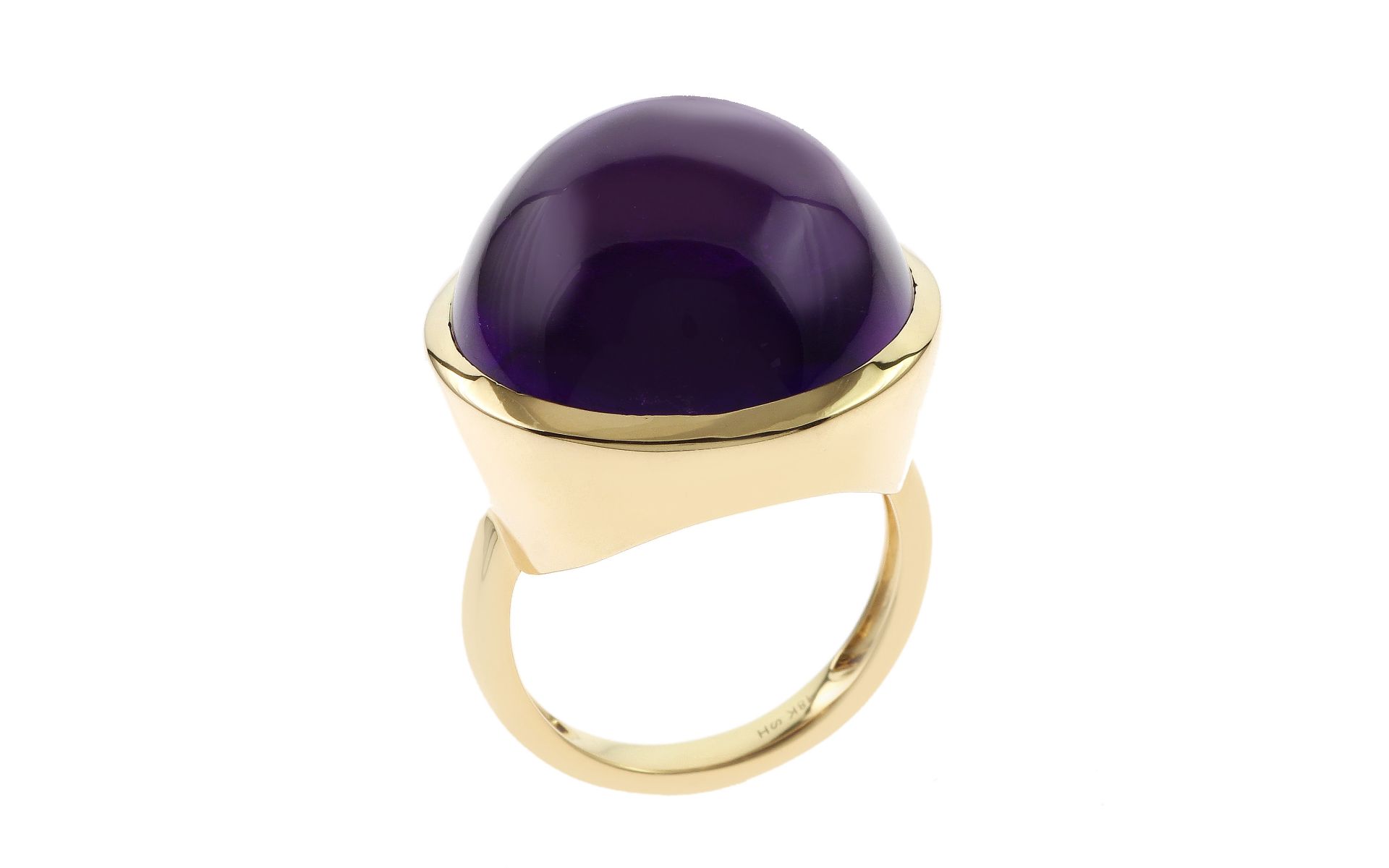 Ring 750/- GG mi Amethyst