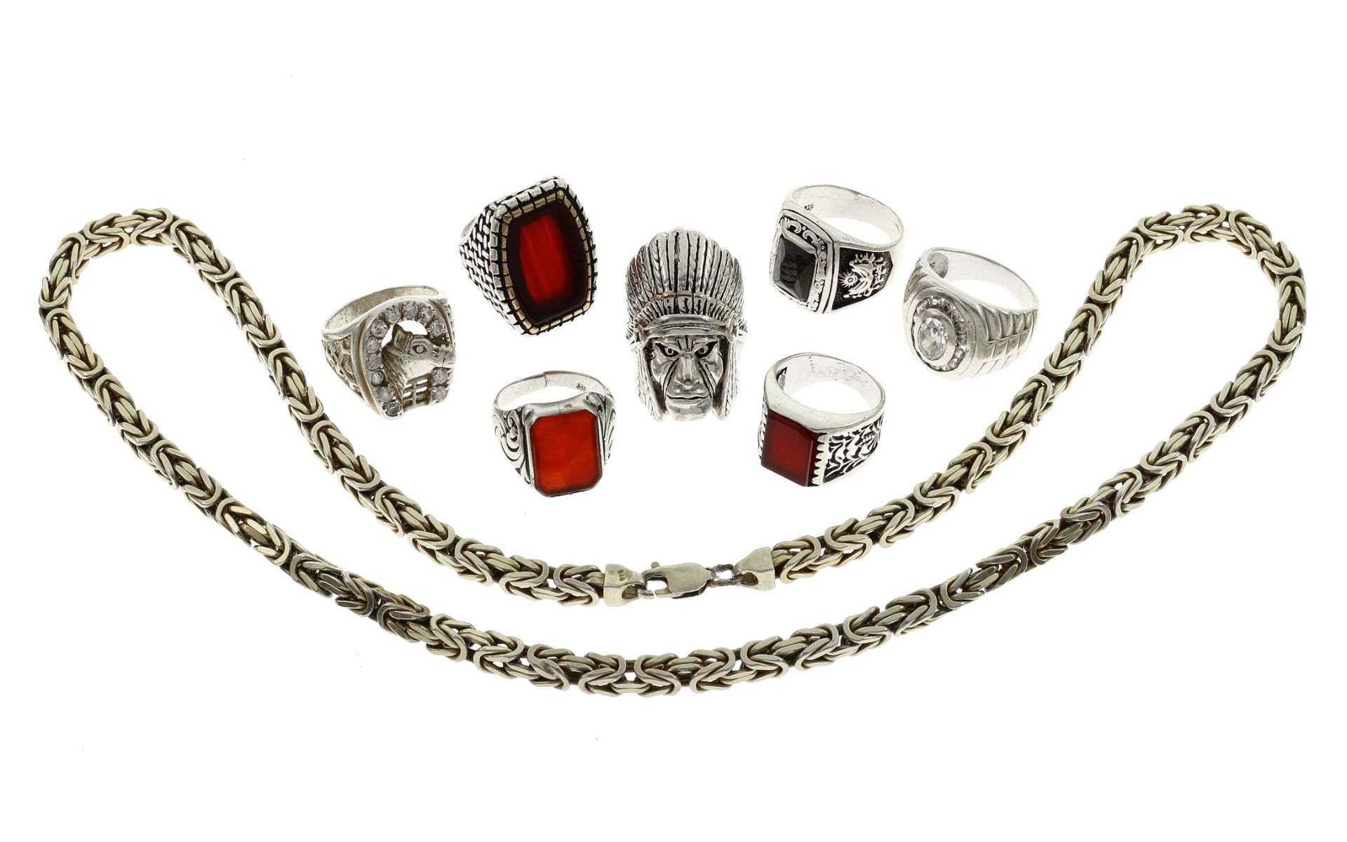 Konvolut Silberschmuck 925/- Silber 