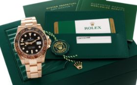 Rolex GMT-Master II 750/- Everose mit Box und Papieren Ref. 126715CHNR mit Box und Papieren Bj: 2020