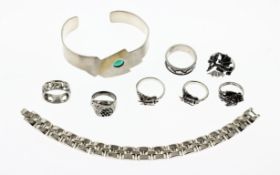 Konvolut Silberschmuck 124.37 g  925/- Silber