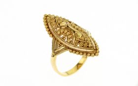 Ring 5.05 g 916/- Gelbgold Ringgroesse 52