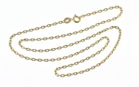 Ankerkette 2.16 g 375/- Gelbgold Laenge 45.00 cm