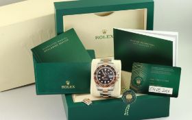 Rolex GMT-Master II Ref. 126711CHNR Automatik 750/- RosÃ©gold/Edelstahl. mit Box und mit Papieren. K