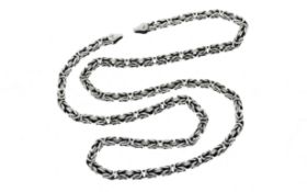 Königskette 28,33 g 925/- Silber Länge 48,00 cm (Verschluss fehlt)