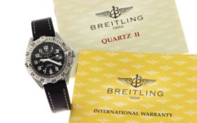 Breitling Quarz Ref. A57035-101 mit Papiere