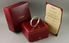 Cartier Love Armreif 30.44 g 750/- Weissgold mit 236 Diamanten und Zertifikat