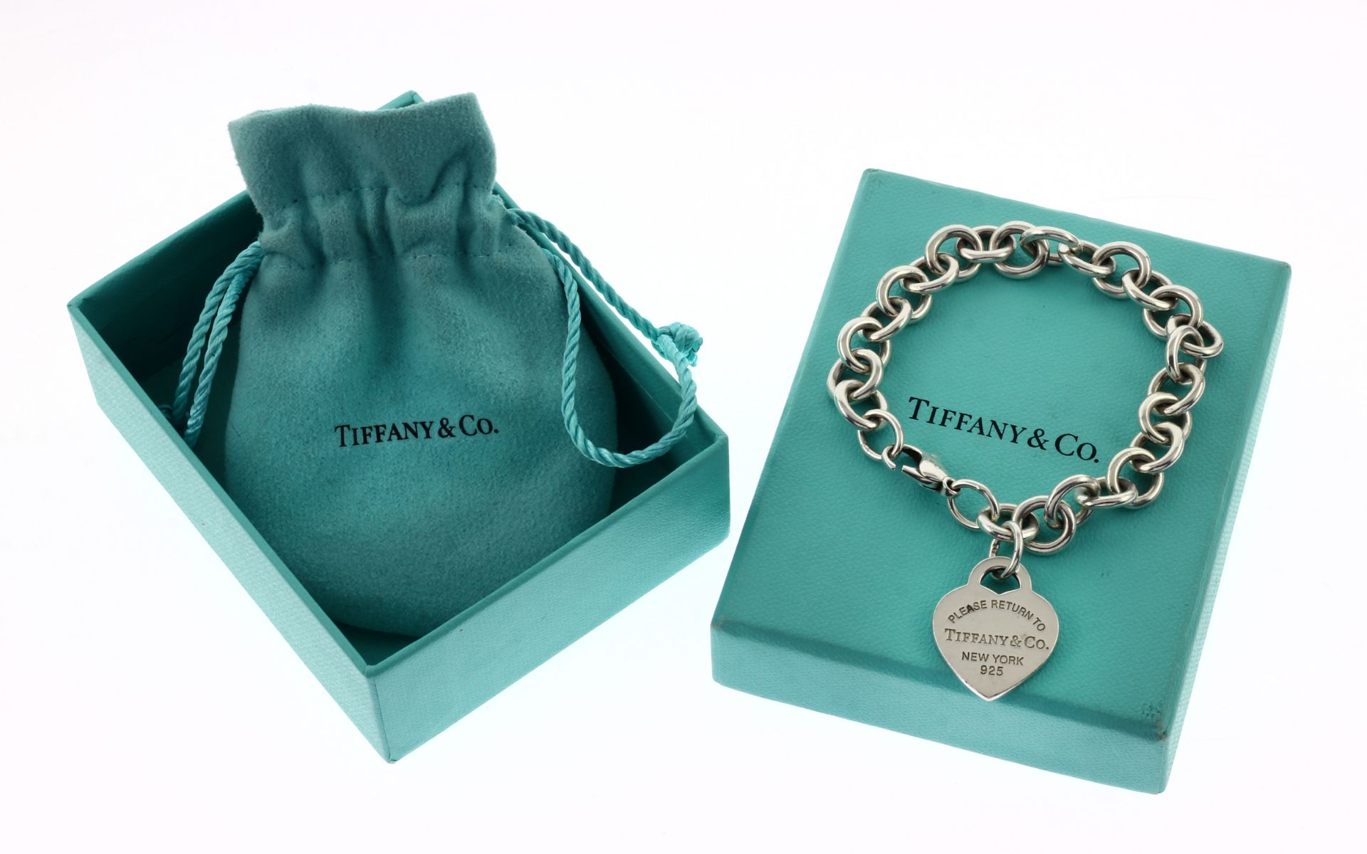 Armband Tiffany & Co. 32.78 g 925/- Silber Laenge 19.00 cm mit Box