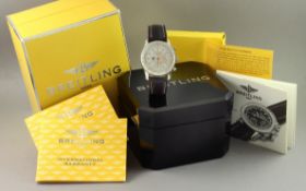 Breitling Spatiographe Ref. A- 360301 Automatik Edelstahl mit Box und Papiere