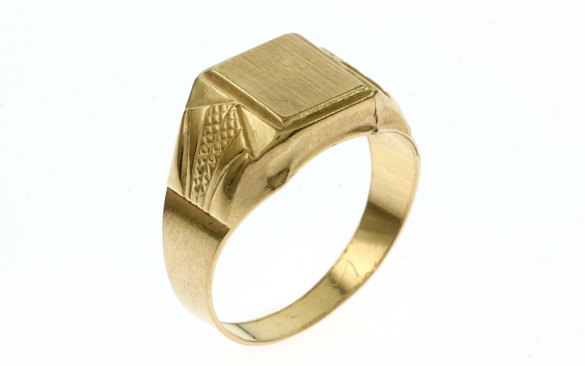 Ring 4.66 g 750/- Gelbgold Ringgroesse 62