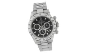 Rolex Daytona Ref. 116520 Automatik Edelstahl ohne Box und Papiere