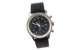 Breitling Navitimer Ref. A24322 Automatik Edelstahl mit Kautschukband ohne Box und Papiere 