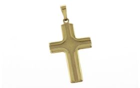 Anhaenger Kreuz 2.85 g 333/- Gelbgold 