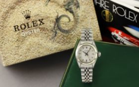 Rolex Oyster Perpetual Ref. 6719 Automatik 750/- Weissgold/Edelstahl mit Box