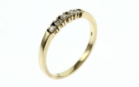 Ring 585/- Gelbgold 2.53g mit 0.25 ct Diamanten gr.58