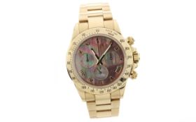 Rolex Daytona Chronograph Ref. 116528 Automatik 750/- Gelbgold. ohne Box und ohne Papiere. 184.88g