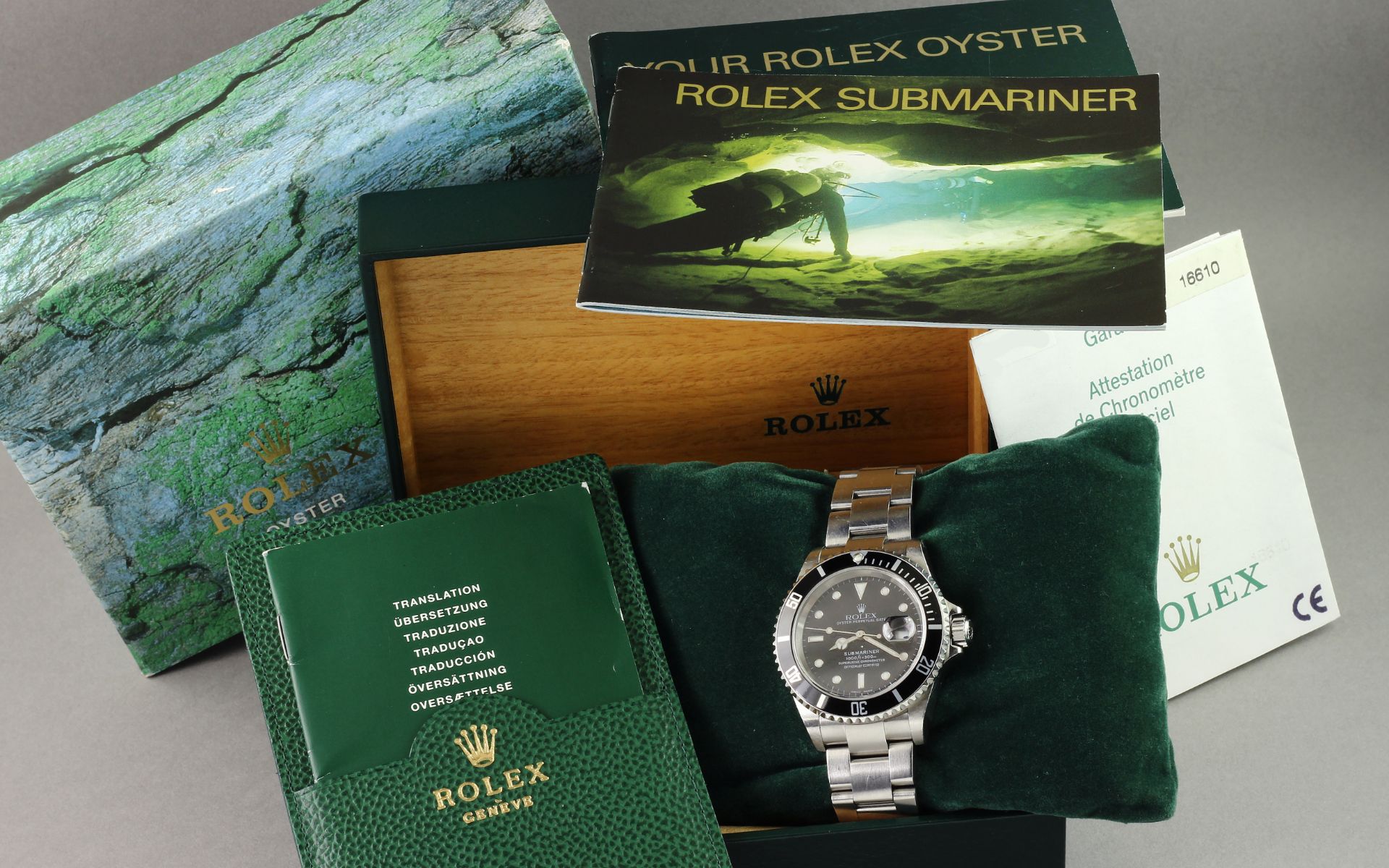 Rolex Submariner Ref. 16610 Automatik Edelstahl mit Box und Papiere. LC100. Kaufdatum 18.09.2004. 13