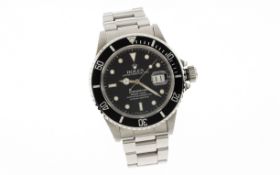 Rolex Submariner Ref. 16800 Automatik Edelstahl. ohne Box und ohne Papiere. 123.11g