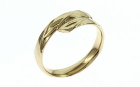 Ring 0.81 g 375/- Gelbgold Ringgroesse 60