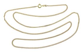 Kette 7.50 g 750/- Gelbgold ( Karabiner 585/- ) Laenge 65.00 cm