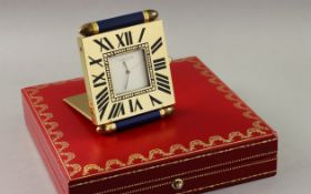 Cartier Reisewecker mit Box
