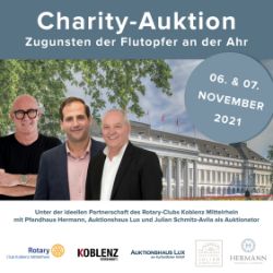 Charity-Auktion - Zugunsten der Flutopfer an der Ahr