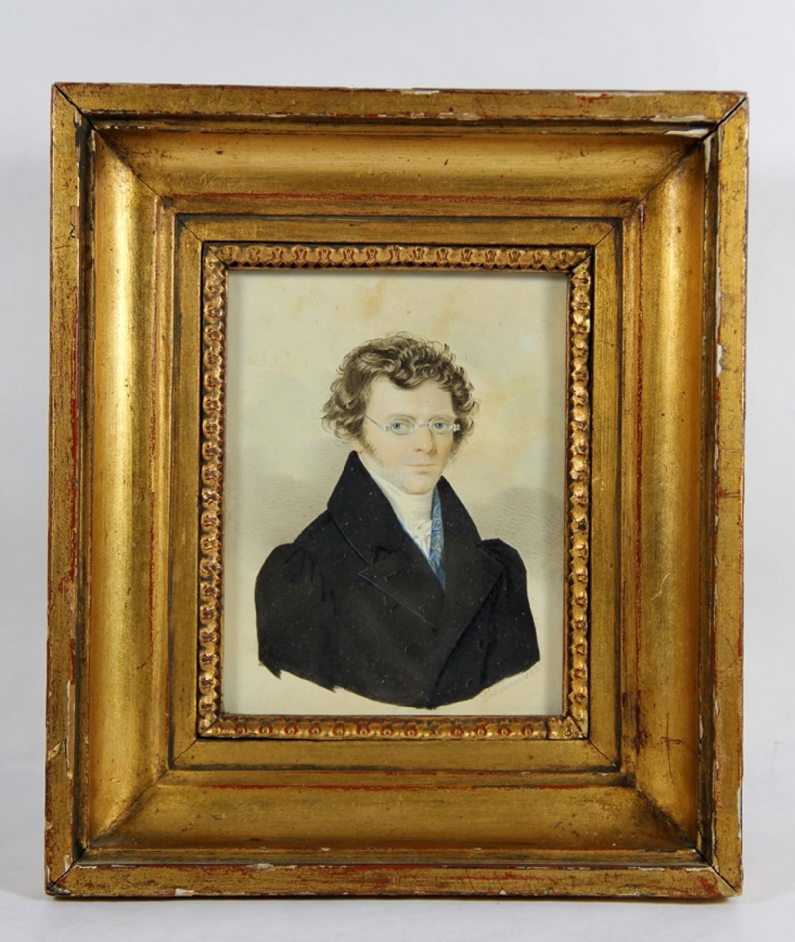 Biedermeier-Portrait - Image 2 of 2