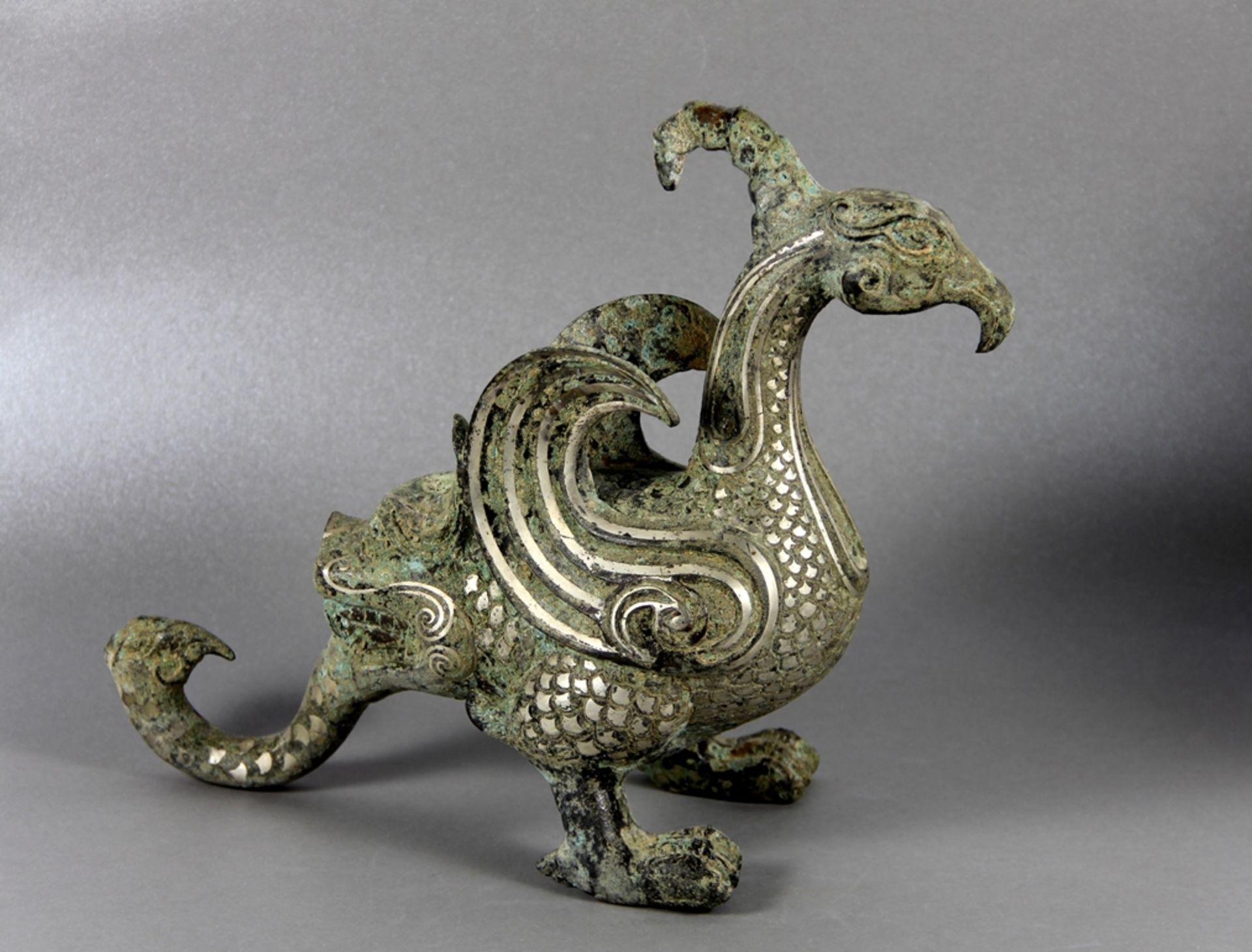 chinesischer Bronze-Phönix