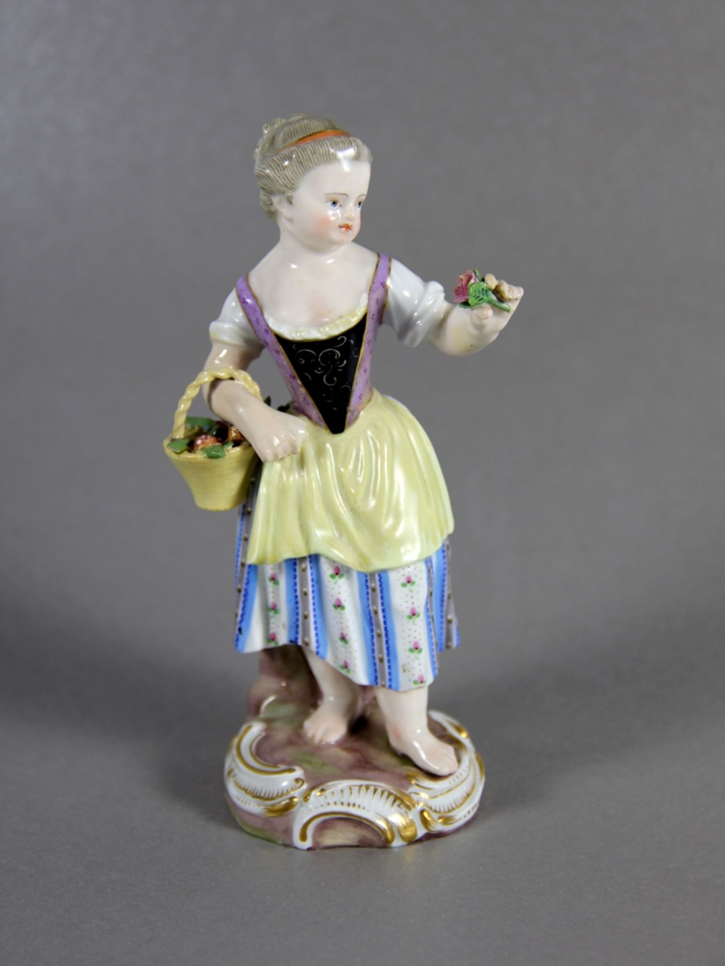 Meissen-Figur Blumenmädchen