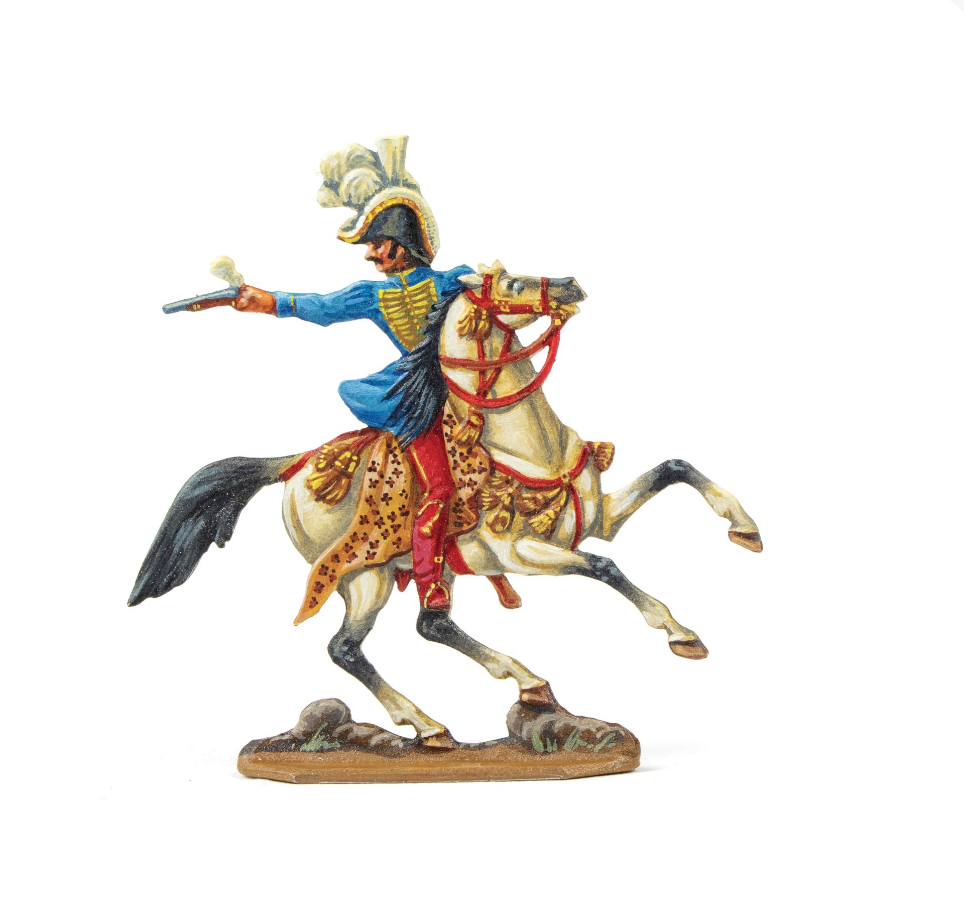 France - Cavalerie légère. Murat au combat, lanciers en réserve, chasseurs à cheval (18 fig.). - Image 2 of 2