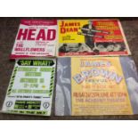 Various Posters - Films, Concerts - James Brown, Clash and Joy Division etc