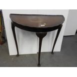 Demilune Hall Table