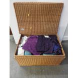 Storage Basket and Contents - Towels