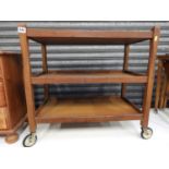 Oak Tea Trolley