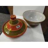 Tagine and Mixing Bowl