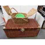 Rattan Ottoman