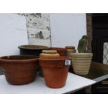 Garden Pots, Bird Ornament etc