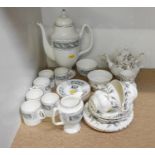 Coalport Coffee Set and Royal Albert Tea Set