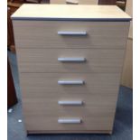 Modern Five Drawer Chest of Drawers