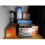 Boxed Dash Cam, Tea Light Holders and Portable Scales etc