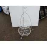 Wire Basket Plant Stand