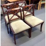 Set of 4x Reproduction Dining Chairs