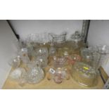 Glassware, Jugs and Jelly Moulds etc
