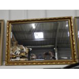 Gilt Framed Bevel Edge Mirror