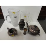 2x Jugs, Cocktail Shaker etc