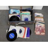Old Suitcase and Contents - Records - Singles