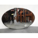 Oval Bevel Edge Mirror