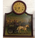 Wall Clock - Wines and Spirits