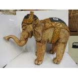 Treen Painted Elephant